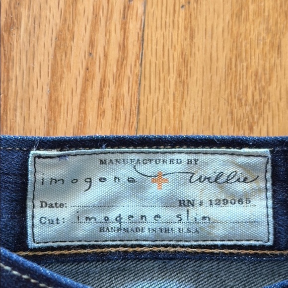 Imogene + Willie sz 26 Slim Dark Wash Women's Jeans - Picture 4 of 7